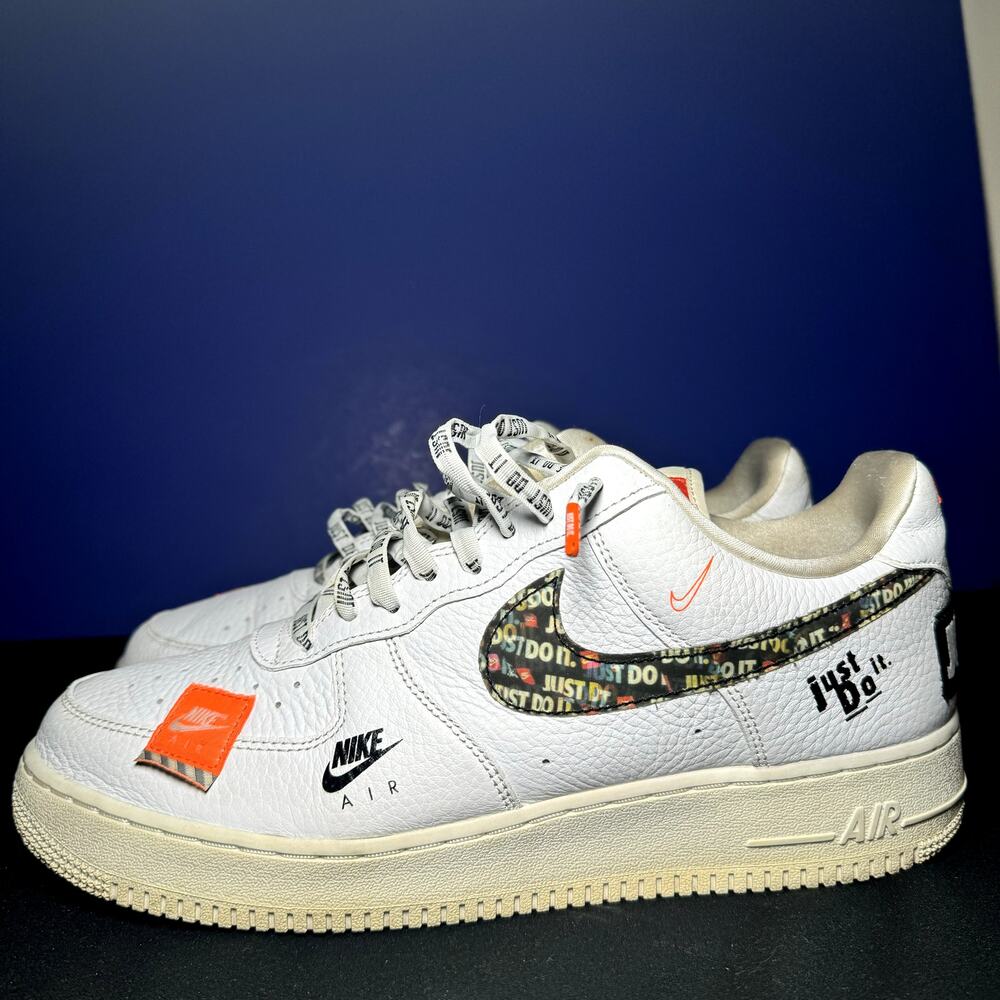 Size 12 - Nike Air Force 1 Low 107 PRM Just Do It Men's Shoes